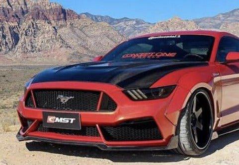 CMST Tuning Carbon Fiber Front Bumper & Front Lip for Ford Mustang S550.1 2015-2017 - Performance SpeedShop