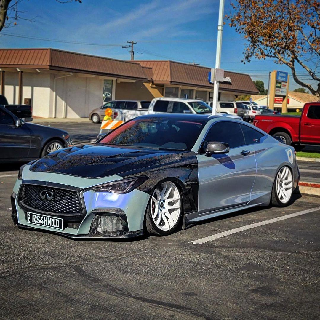 Moded Infinity Q60 Infiniti Q60 Red Sport/Pure Aftermarket Parts - CMST Tuning Front ...