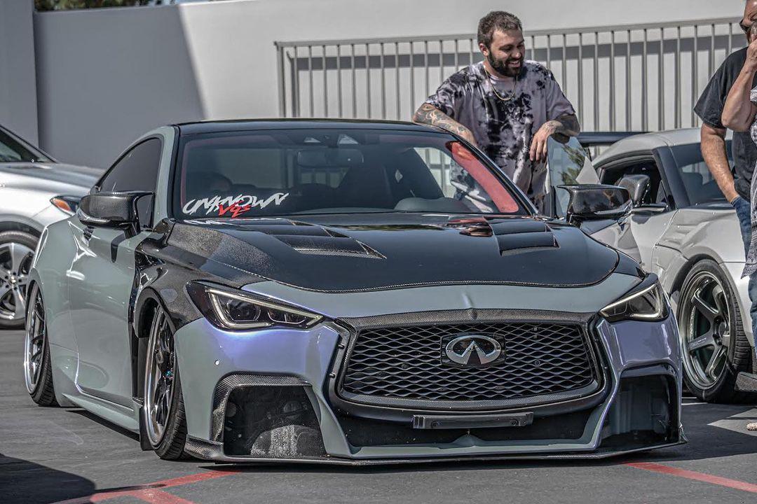 Q60 Modification Infiniti Q60 Red Sport/Pure Aftermarket Parts - CMST Tuning Front ...