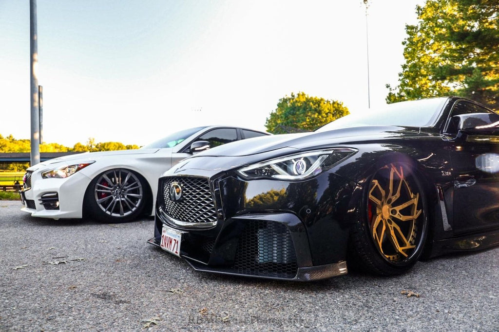 Carbon Fiber Front Bumper and Lip Kit for Q60 Aero Kit Styling Upgrade