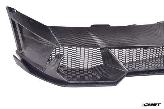 Lamborghini Gallardo 2009-2014 with Aftermarket Parts - Front Bumper & Lip Carbon Fiber / FRP from CMST Tuning
