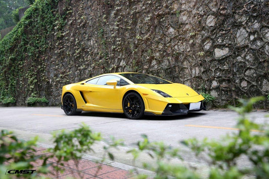 Lamborghini Gallardo 2009-2014 with Aftermarket Parts - Front Bumper & Lip Carbon Fiber / FRP from CMST Tuning
