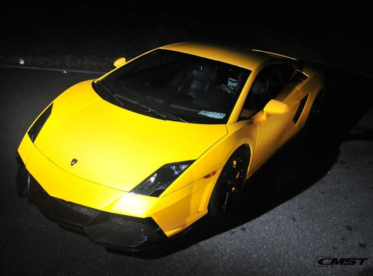 Lamborghini Gallardo 2009-2014 with Aftermarket Parts - Front Bumper & Lip Carbon Fiber / FRP from CMST Tuning
