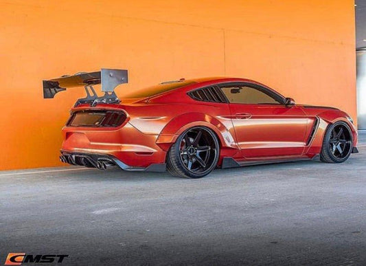 Ford Mustang GT 5.0 V6 3.6 Ecoboost 2.3 S550.1 2015-2017 with Aftermarket Parts - Front Fenders Carbon Fiber / FRP from CMST Tuning