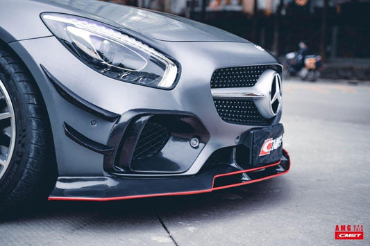 CMST Tuning Carbon Fiber Front Intake Vent Trim Cover for Mercedes Benz C190 AMG GT GTS 2015-2017 - Performance SpeedShop