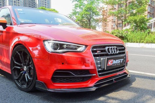 CMST Tuning Carbon Fiber Front Lip for Audi A3 S-Line S3 2014 - 2016 - Performance SpeedShop