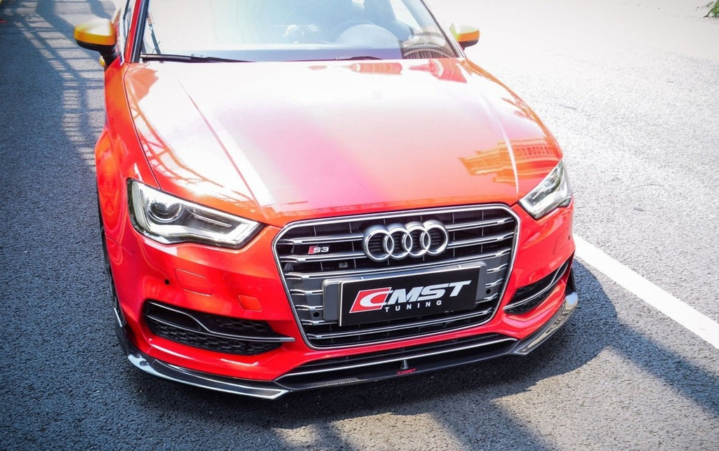 CMST Tuning Carbon Fiber Front Lip for Audi A3 S-Line S3 2014 - 2016 - Performance SpeedShop