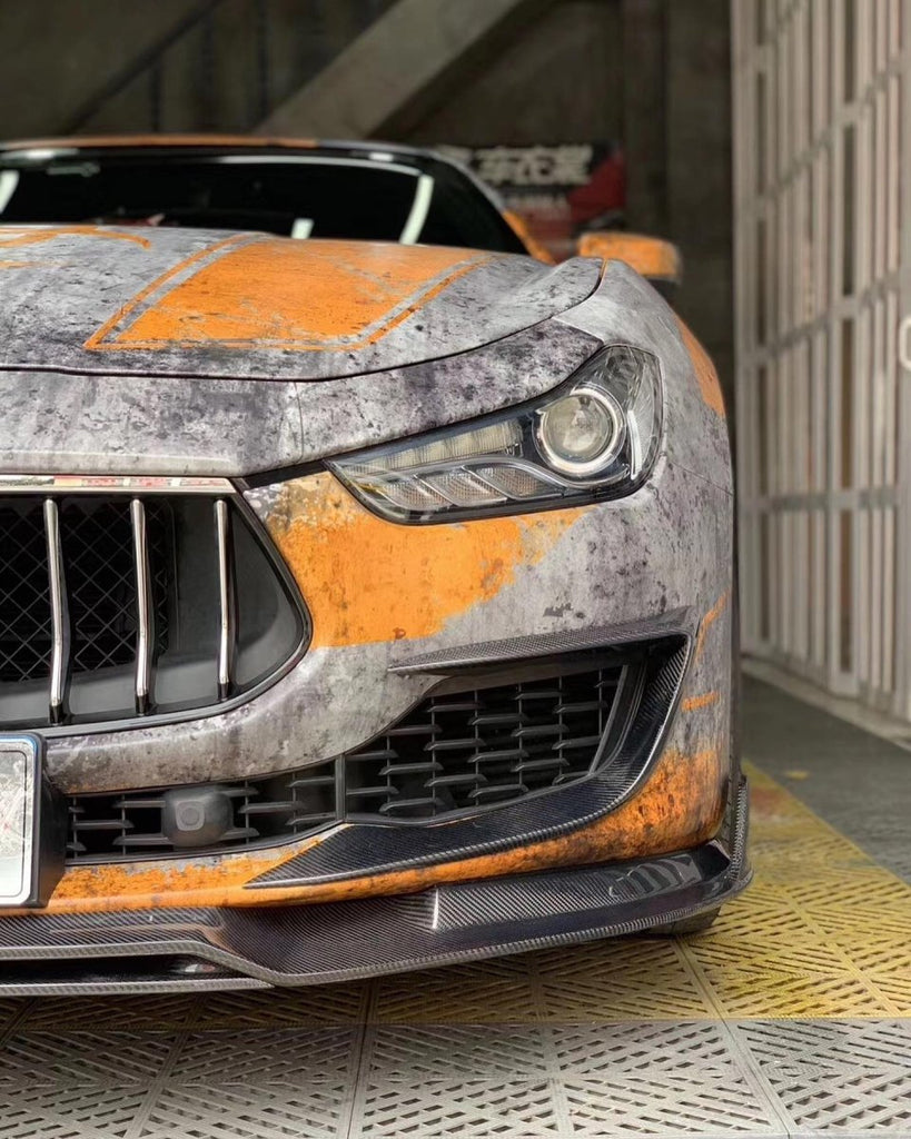 CMST Tuning Carbon Fiber Front Lip for Maserati Ghibli 2018-ON - Performance SpeedShop