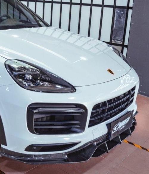 CMST Tuning Carbon Fiber Front Lip for Porsche Cayenne Coupe 9Y3 2018-ON - Performance SpeedShop