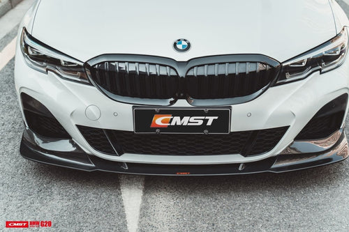 CMST Tuning Carbon Fiber Front Lip Splitter for BMW 3 Series G20 M340i 330i 2019-2022 - Performance SpeedShop