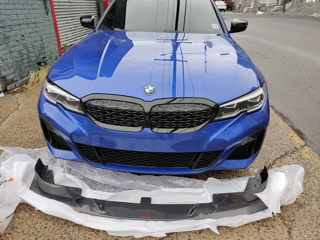 CMST Tuning Carbon Fiber Front Lip Splitter for BMW 3 Series G20 M340i 330i  2019-2022 – Performance SpeedShop