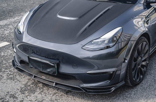 CMST Tuning Carbon Fiber Front Lip Ver.2 for Tesla Model Y - Performance SpeedShop