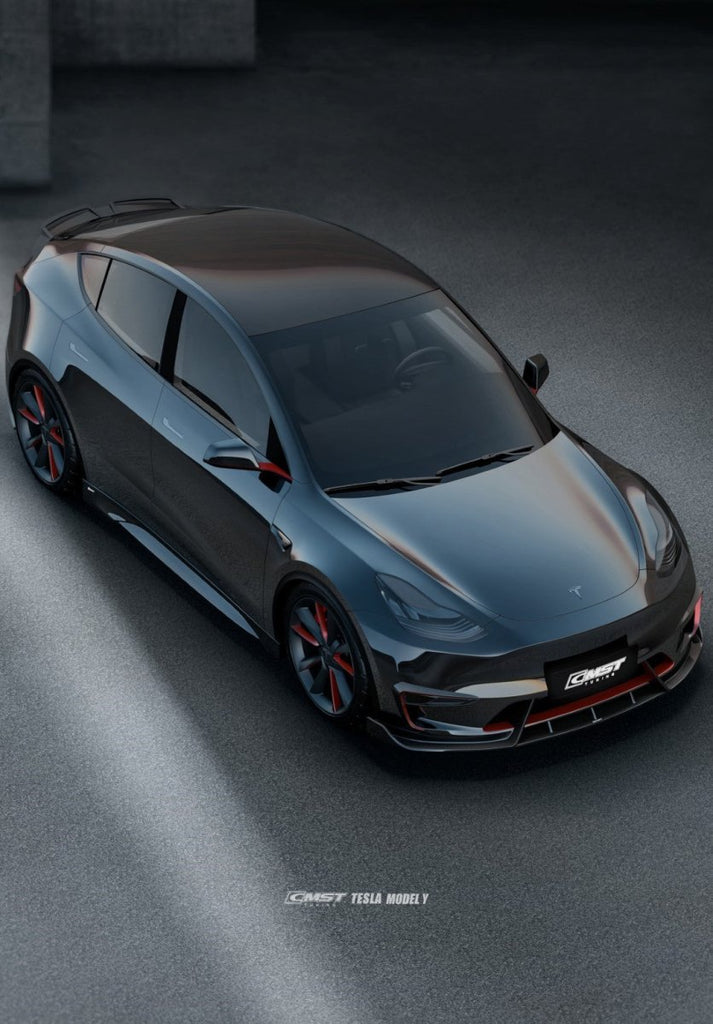 CMST Tuning Carbon Fiber Front Lip Ver.4 for Tesla Model Y - Performance SpeedShop