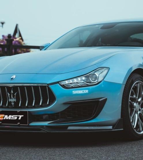 Maserati Ghibli 2018-On GranLusso, S, S GranLusso, S Q4, GT with Aftermarket Parts - Front Upper Valences Carbon Fiber / FRP from CMST Tuning