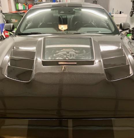 CMST Tuning Carbon Fiber Glass Transparent Hood for Ford Mustang S550.2 2018-ON - Performance SpeedShop
