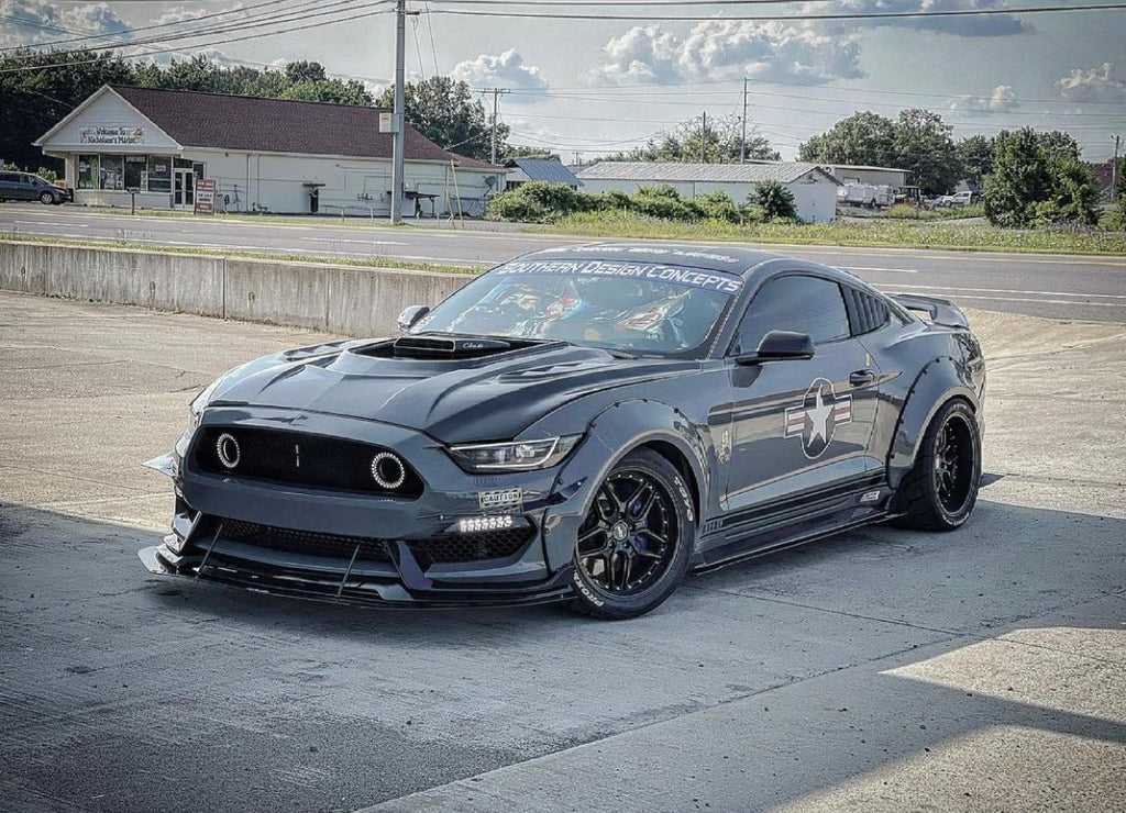 Carbon Glass Hood Stage 2 Mustang S550.1