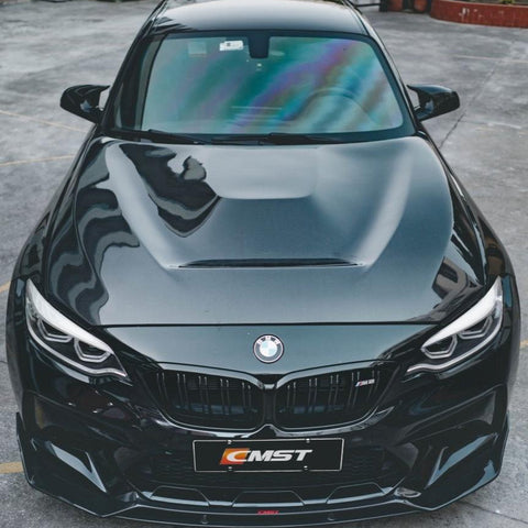 CMST Tuning Carbon Fiber GTS Style Vented Hood For BMW M2 / M2C F87 2 Series F22 2014-ON - Performance SpeedShop