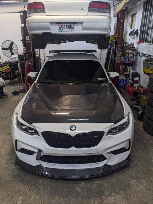 BMW M2/M2C F87 2016-2021 & 2 Series 228i 230i M235i M240i F22 F23 2014-2021 with Aftermarket Parts - GTS Carbon Fiber Hood Bonnet from CMST Tuning 
