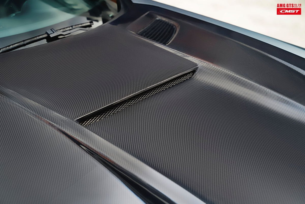 CMST Tuning Carbon Fiber Hood Black Series Style for Mercedes Benz C190 AMG GT GTS GTC GTR - Performance SpeedShop