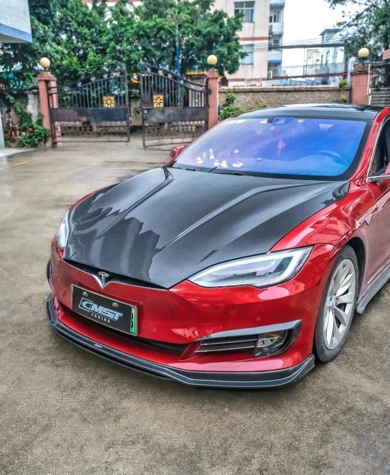 CMST Tuning Carbon Fiber Hood Bonnet for Tesla Model S & Plaid 2016-ON - Performance SpeedShop