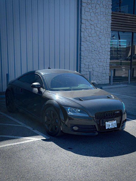 Audi TT TTS MK2 8J 2007 2008 2009 2010 2011 2012 2013 2014 2015 with Aftermarket Parts - V1 Hood Bonnet Carbon Fiber / FRP from  CMST Tuning