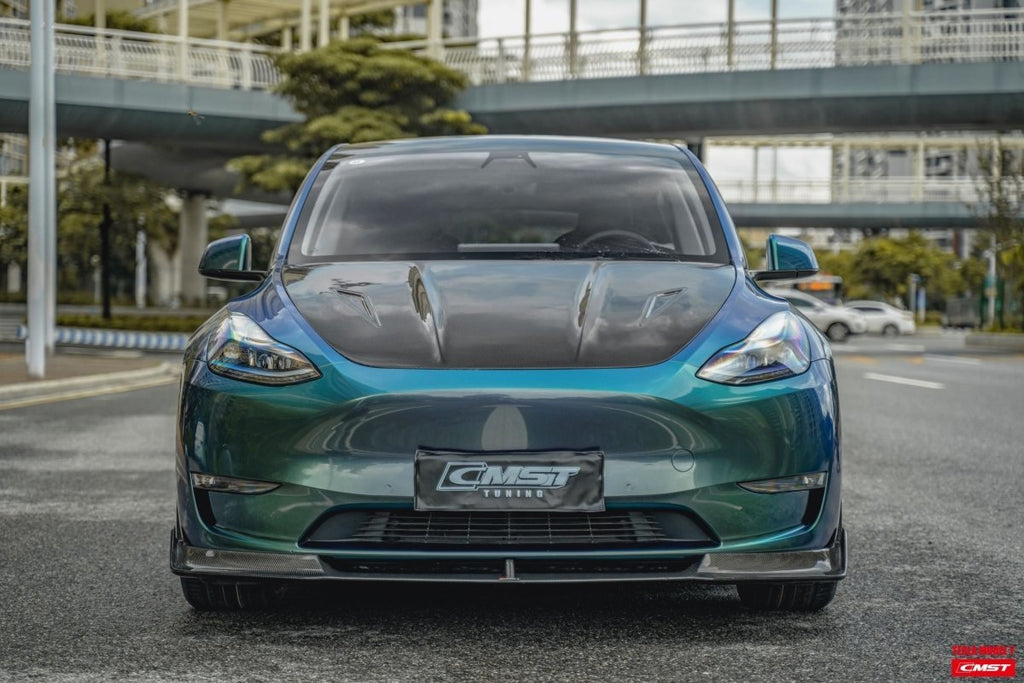 CMST Tuning Carbon Fiber Hood Ver.2 for Tesla Model Y – Performance  SpeedShop