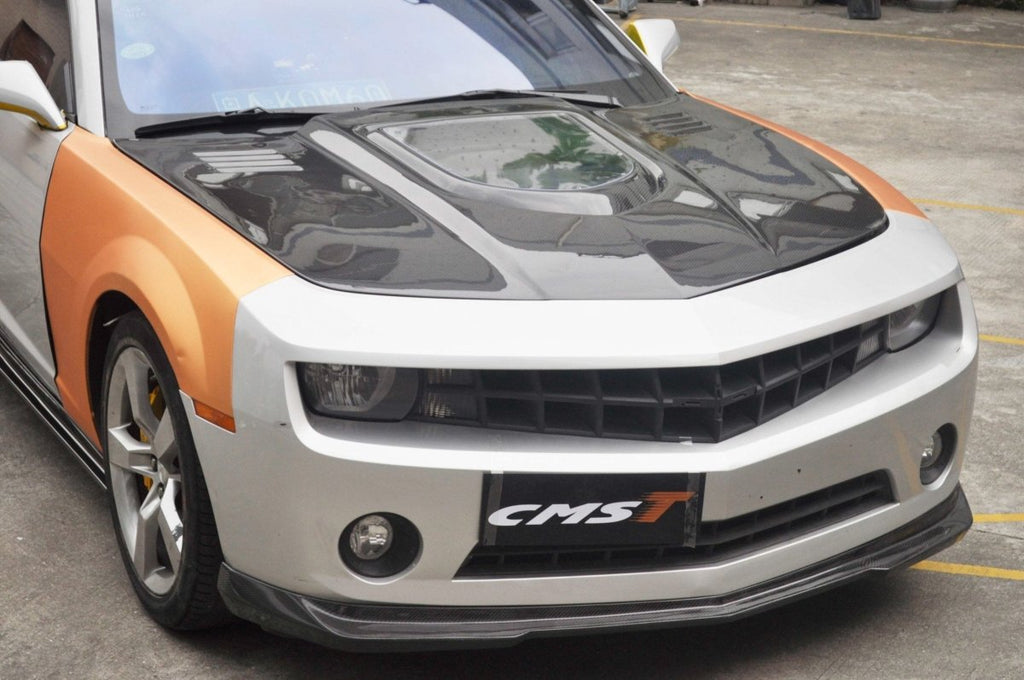 CMST Tuning Carbon Fiber PVC Glass Transparent Hood Bonnet for Chevrolet Camaro 5th Gen 2010-2015 - Performance SpeedShop