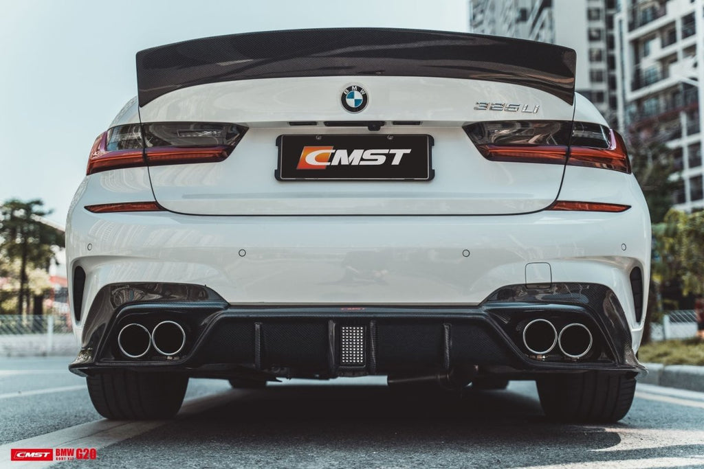 CMST Tuning Carbon Fiber Rear Diffuser for BMW 3 Series G20 G21 M340i 330i 2019-2022 - Performance SpeedShop