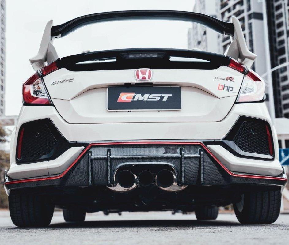 Honda Civic Type-R FK8 Aftermarket Parts - CMST Tuning Rear Diffuser ...