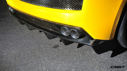 Lamborghini Gallardo 2009-2014 with Aftermarket Parts - Rear Diffuser Carbon Fiber / FRP from CMST Tuning
