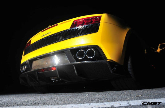 Lamborghini Gallardo 2009-2014 with Aftermarket Parts - Rear Diffuser Carbon Fiber / FRP from CMST Tuning
