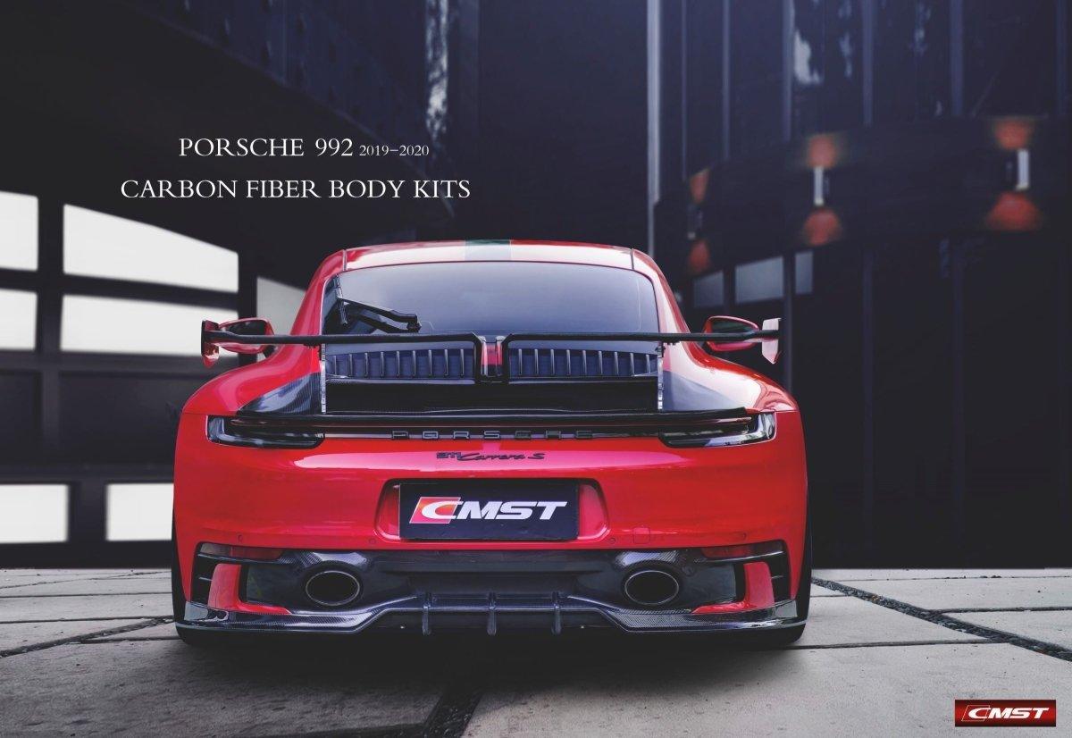 992 Targa Rear Defuser Porsche 992 992.1 S/T/4S/ Targa 4/S/GTS Aftermarket Parts CMST Tuning ...