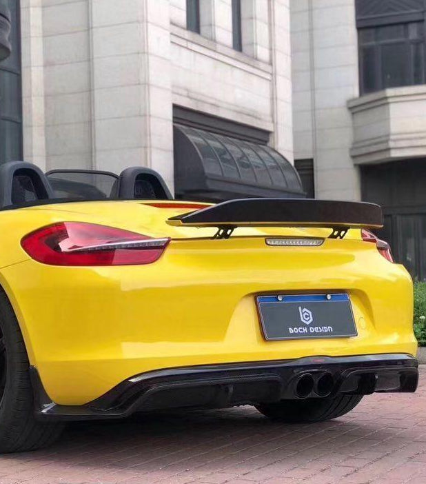 986 Boxster Rear Diffuser CMST Tuning Carbon Fiber Rear Diffuser for Porsche Cayman/Boxster 981 ...