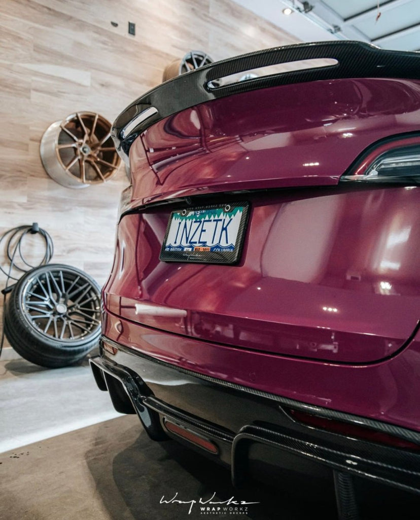 Duraflex 2018-2020 Tesla Model 3 Carbon Creations GT Concept Rear Diffuser  - 1 Piece » iRace Auto Sports