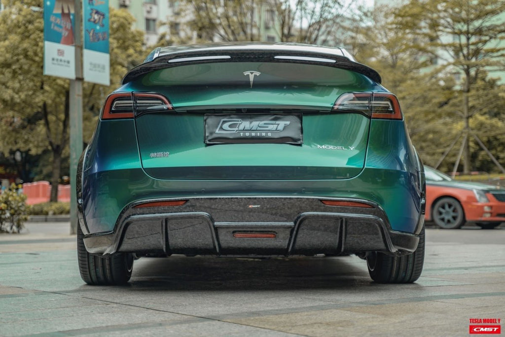 CMST Tesla Model Y Dry Carbon Fiber Rear Diffuser Ver. 5 – CarGym