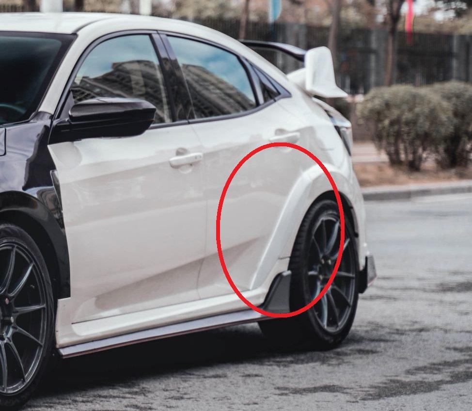 Honda FK8 Civic Type-R Rear Fender Trim - Carbon Fiber โ Performance ...