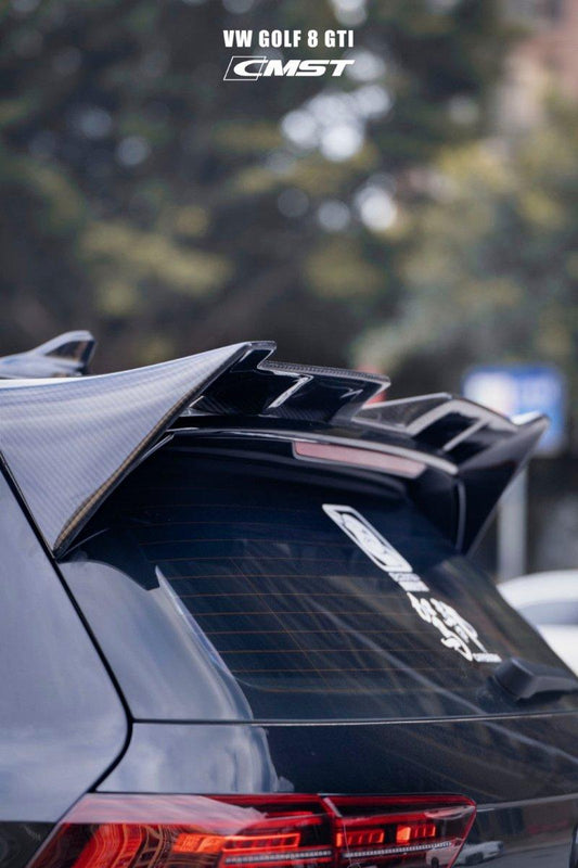 CMST Tuning Carbon Fiber Rear Roof Spoiler for Volkswagen GTI & Golf R MK8 - Performance SpeedShop