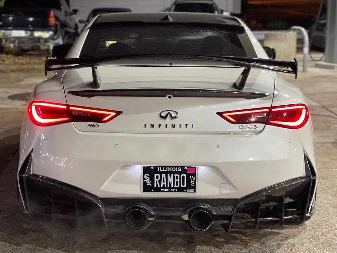 Infiniti Q60 Red Sport/Pure Aftermarket Parts - CMST Tuning Rear ...