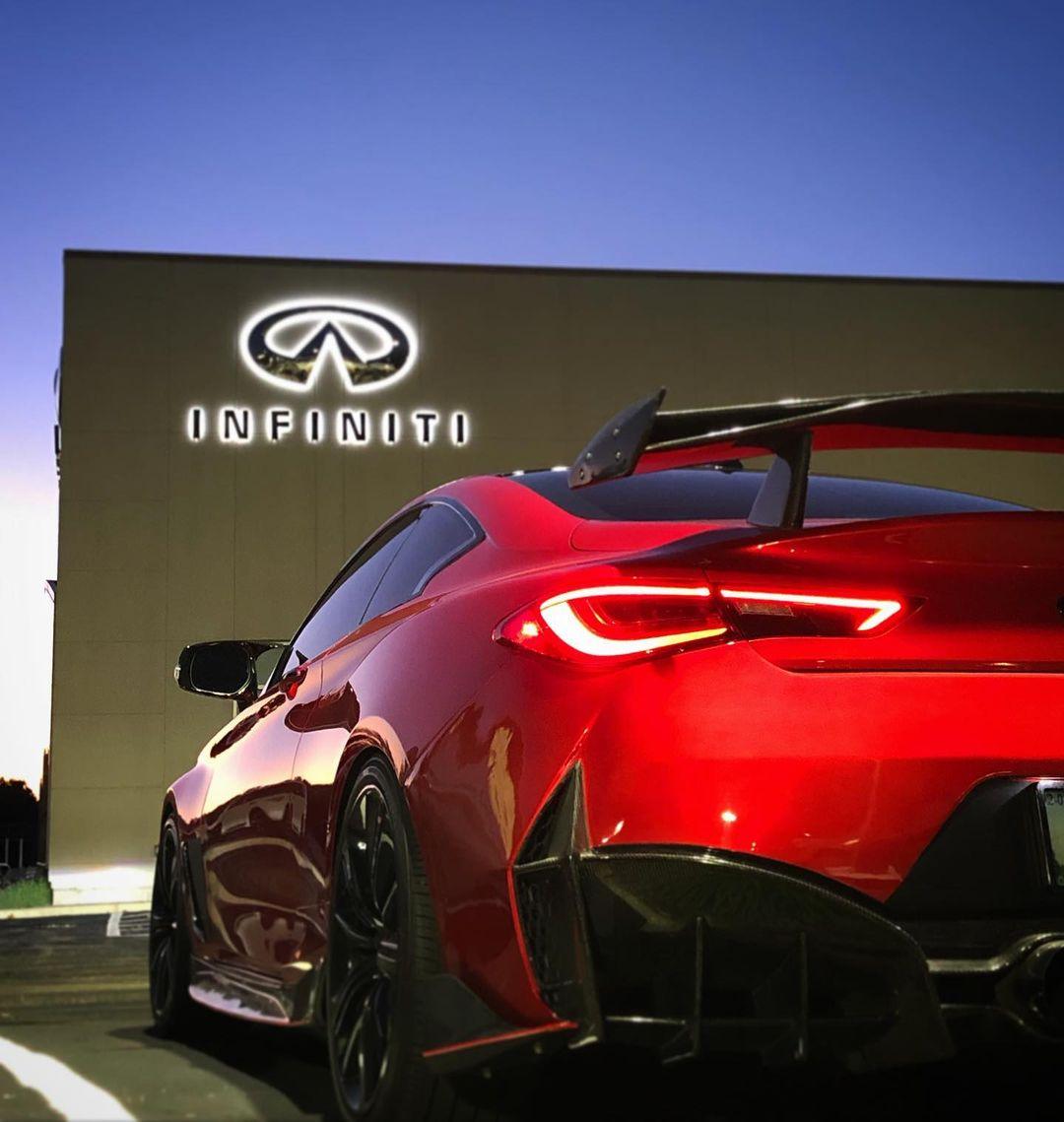 Infiniti Q60 Red Sport/Pure Aftermarket Parts - CMST Tuning Rear ...
