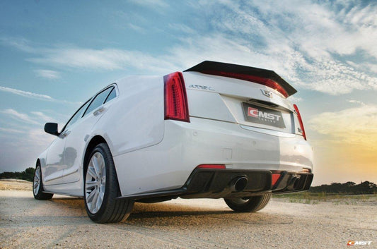 Cadillac ATS 2013-2019 ATS-V 2013-2019 with Aftermarket Parts - Rear Duck Bill Tail Spoiler Carbon Fiber / FRP from CMST Tuning
