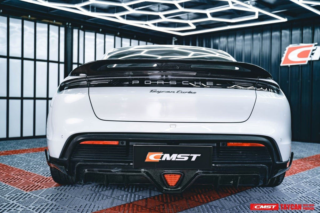CMST Tuning Carbon Fiber Rear Spoiler for Porsche Taycan & Turbo & Turbo S - Performance SpeedShop