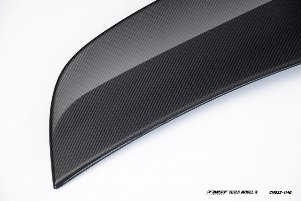 CMST Tuning Carbon Fiber Rear Spoiler for Tesla Model X 2022-ON - Performance SpeedShop