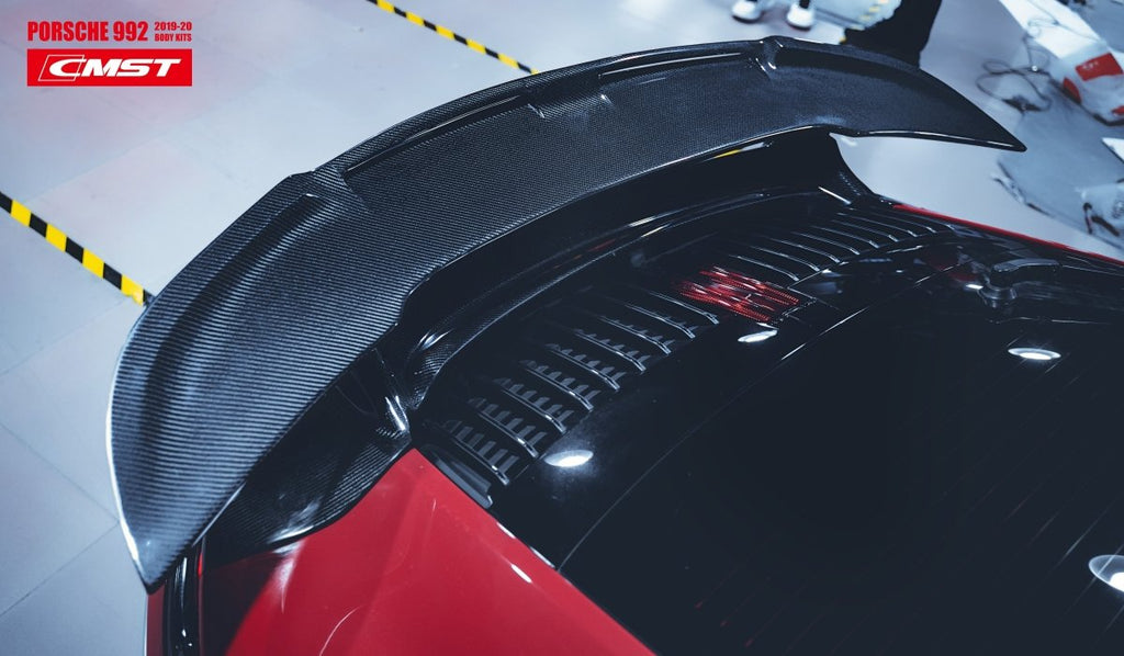 Porsche 911 992 Carbon Fiber Rear Spoiler by CMST Tuning – Performance  SpeedShop