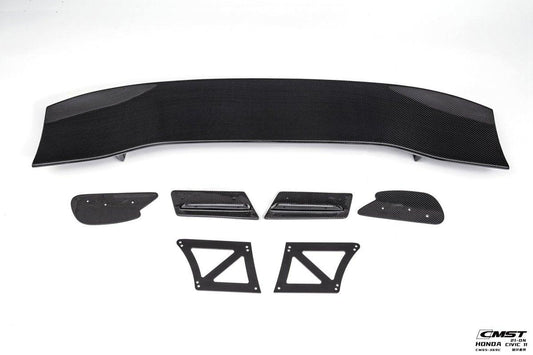 Honda Civic 11th Gen FE1 FE2 FE4 2022-ON with Aftermarket Parts - Rear Spoiler Wing Carbon Fiber / FRP from CMST Tuning
