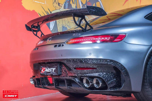 CMST Tuning Carbon Fiber Rear Spoiler Wing Ver.2 for Mercedes Benz C190 AMG GT GTS GTC 2015-2021 - Performance SpeedShop