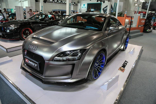 Audi TT TTS TTRS MK2 8J 8.5J 2007 2008 2009 2010 2011 2012 2013 2014 2015 with Aftermarket Parts - Side Skirts Carbon Fiber / FRP from CMST Tuning