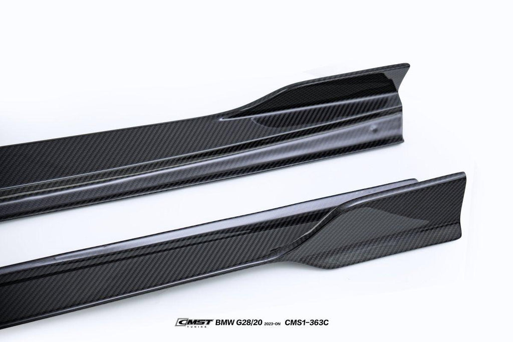 CMST Tuning Carbon Fiber Side Skirts for BMW 3 Series G20 330i M340i LCI 2023-ON - Performance SpeedShop