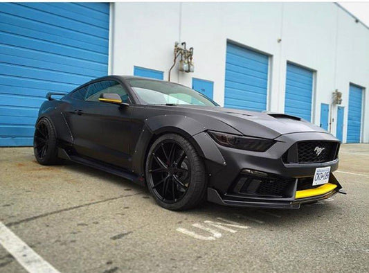 CMST Tuning Carbon Fiber Side Skirts for Ford Mustang S550.1 2015- 2017 - Performance SpeedShop