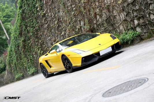 Lamborghini Gallardo 2009-2014 with Aftermarket Parts - Side Skirts Carbon Fiber / FRP from CMST Tuning
