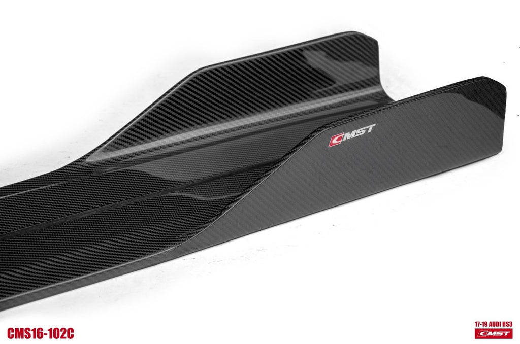 CMST Tuning Carbon Fiber Side Skirts Ver.2 for Audi RS3 S3 A3 8V 2013-2020 - Performance SpeedShop